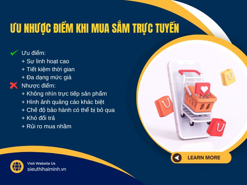 Ưu nhược điểm khi mua sắm trực tuyến