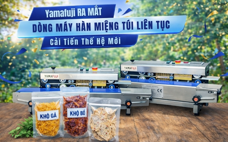 Yamafuji Ra Mắt Dòng Máy Hàn Miệng Túi Liên Tục Cải Tiến Thế Hệ Mới