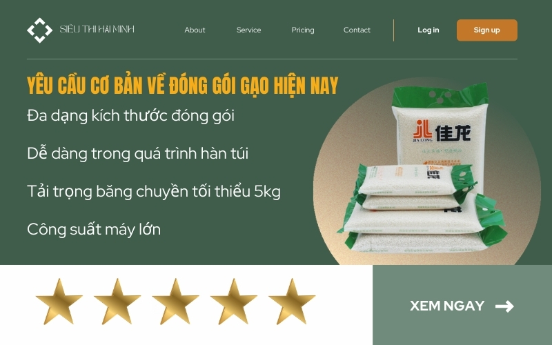 Yêu cầu cơ bản về đóng gói gạo hiện nay