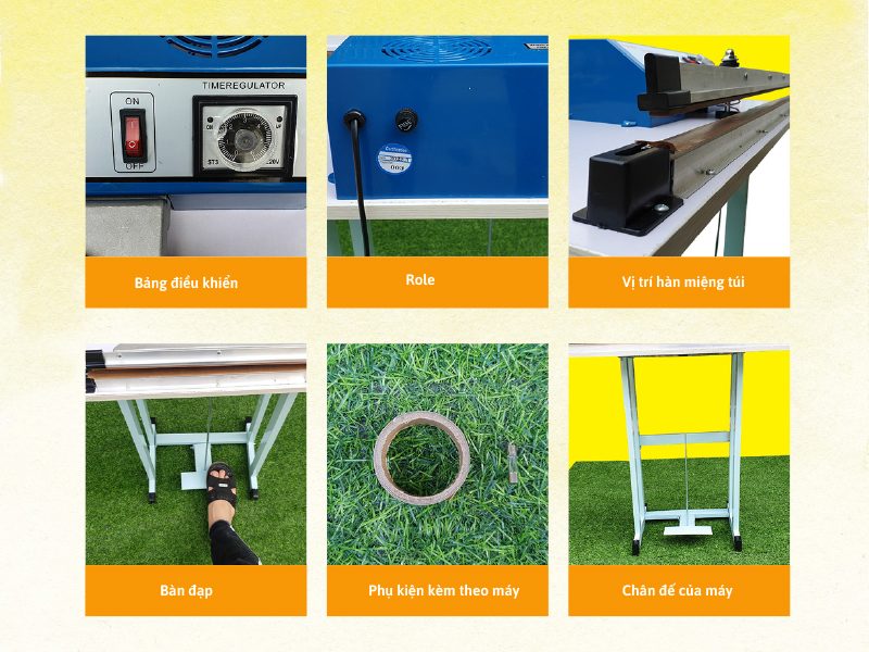 Ưu điểm và tính năng vượt trội của Máy hàn miệng túi đạp chân Yamafuji FRE-500