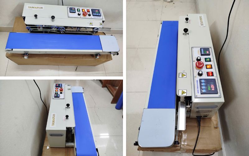Kỹ thuật bàn giao Máy hàn miệng túi Yamafuji FRD-1000WP cho khách