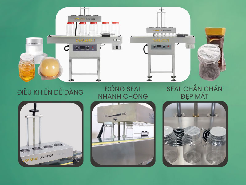 Máy dán màng seal Yamafuji LGYF-1900B
