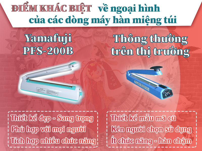 máy hàn miệng túi yamafuji pfs-200B