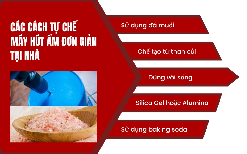 Các cách tự chế máy hút ẩm đơn giản tại nhà