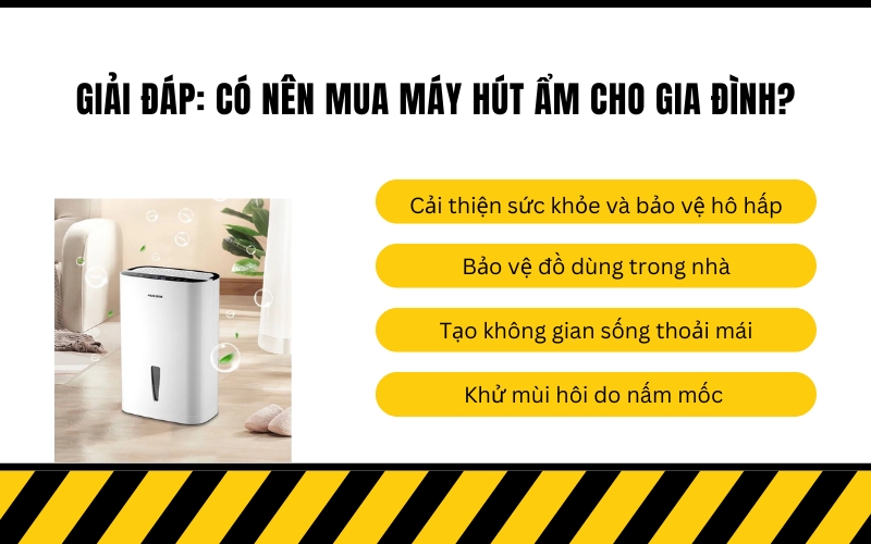 Giải đáp: Có nên mua máy hút ẩm cho gia đình?