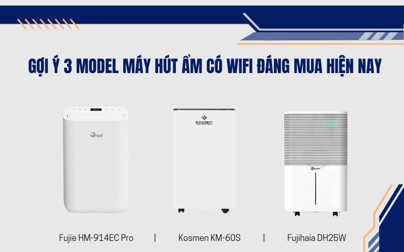 Gợi ý 3 model máy hút ẩm có wifi đáng mua hiện nay