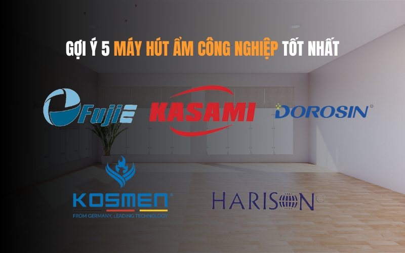 Gợi ý 5 máy hút ẩm công nghiệp tốt nhất