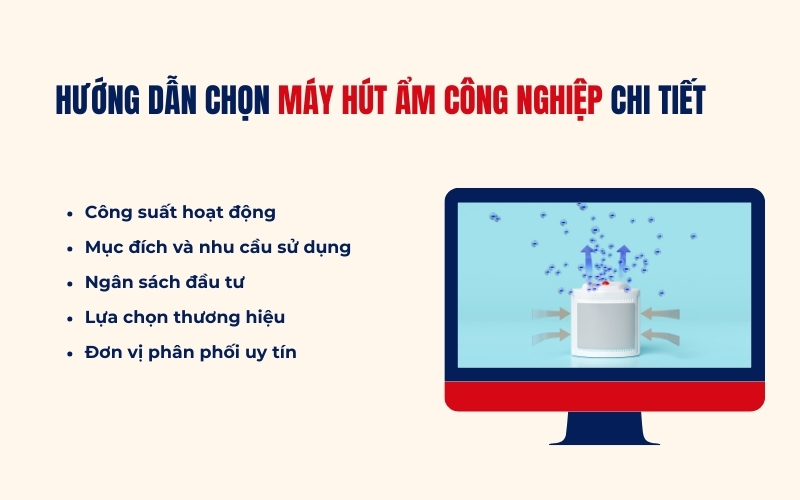Hướng dẫn chọn máy hút ẩm công nghiệp chi tiết