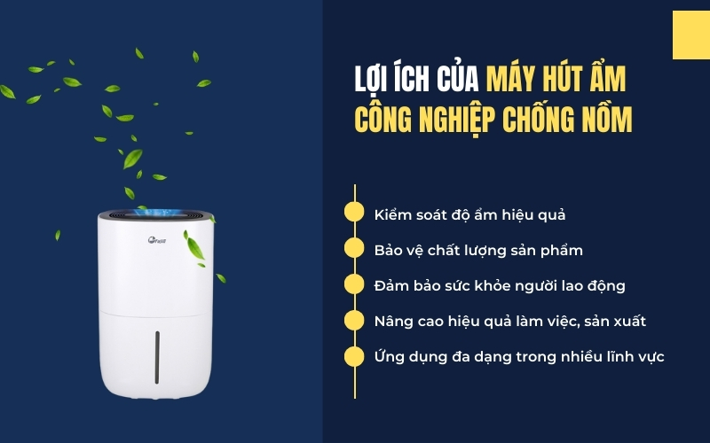 Lợi ích của máy hút ẩm công nghiệp chống nồm