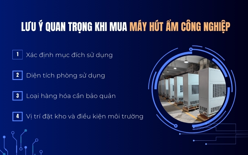 Lưu ý quan trọng khi mua máy hút ẩm công nghiệp