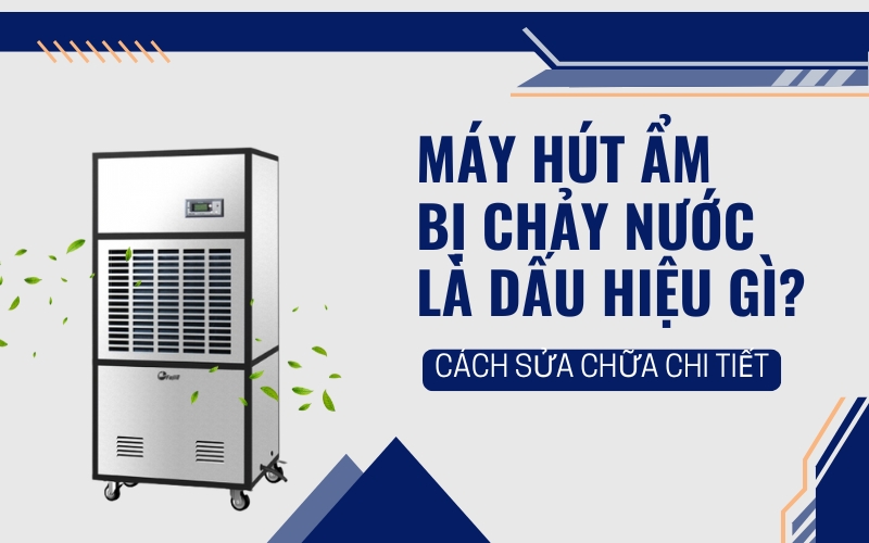 Máy Hút Ẩm Bị Chảy Nước Là Dấu Hiệu Gì? Cách Sửa Chữa Chi Tiết