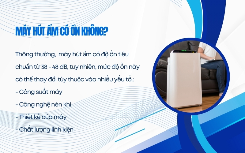 Máy hút ẩm có ồn không?