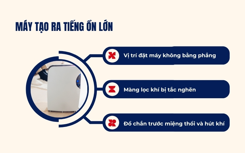 Máy tạo ra tiếng ồn lớn