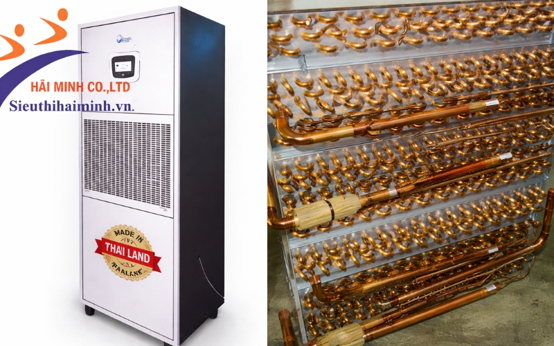 Dàn nóng lạnh của máy hút ẩm công nghiệp FujiE HM-240