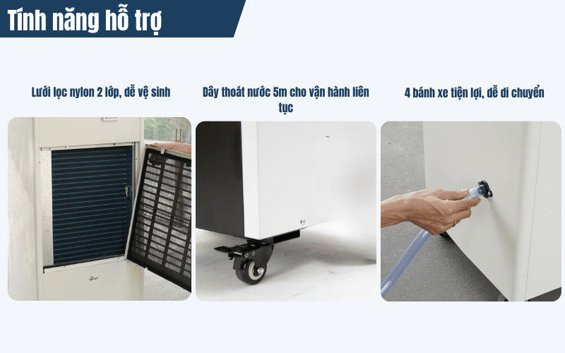 Tính năng hỗ trợ