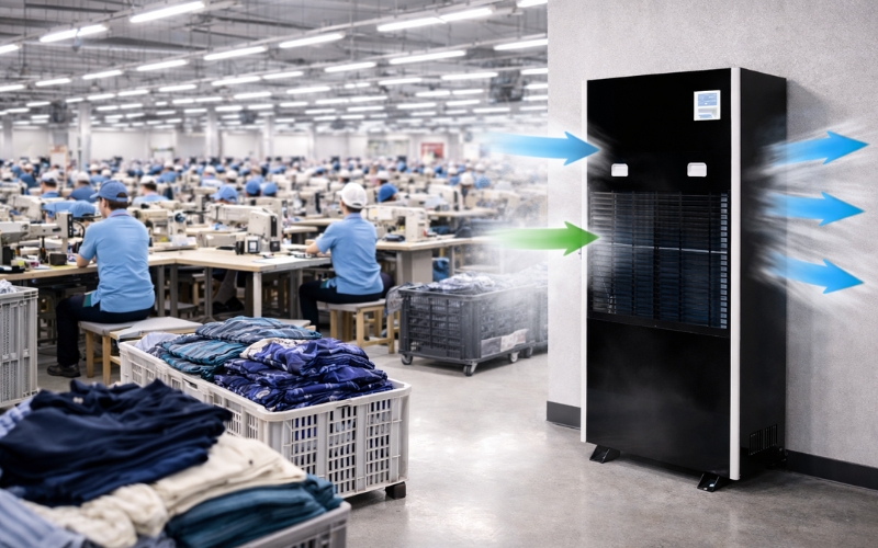 Máy hút ẩm công nghiệp FujiE HM-5400DN