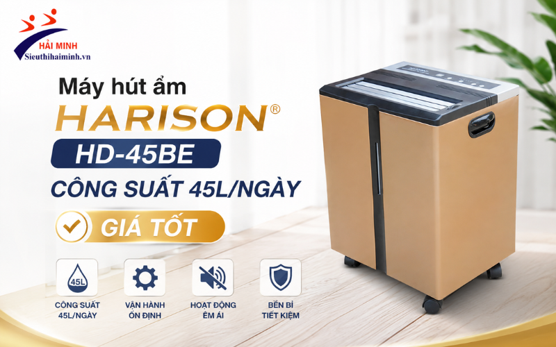 Máy hút ẩm Harison HD-45BE công suất 45L/ngày