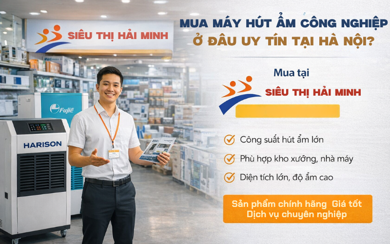Mua máy hút ẩm công nghiệp ở đâu uy tín tại Hà Nội?