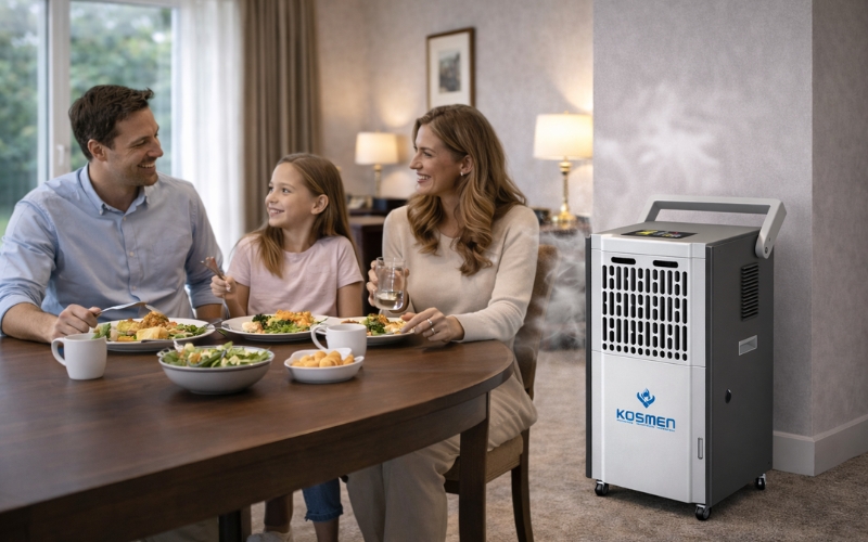 Thông số kỹ thuật máy hút ẩm công nghiệp Kosmen KM-90S