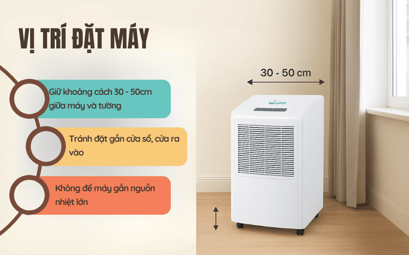 Vị trí đặt máy