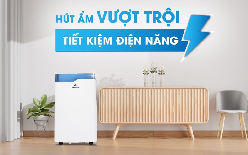 Máy hút ẩm Kosmen ​KM-20N hút ẩm vượt trội