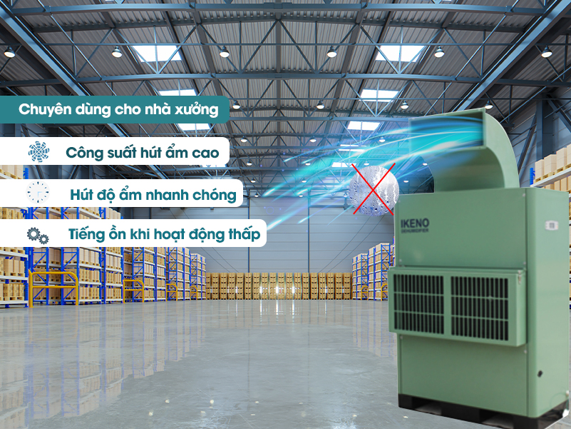 máy hút ẩm ikenco