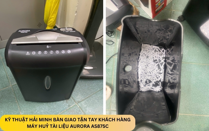 Máy huỷ tài liệu Aurora AS875C
