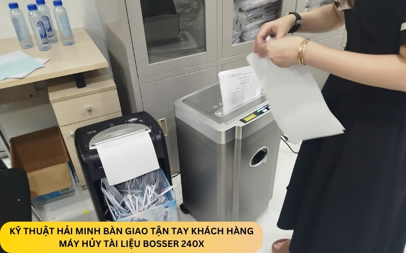 Máy hủy tài liệu Bosser 240X