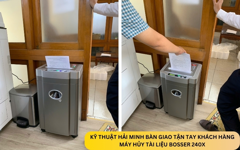 Máy hủy tài liệu Bosser 240X