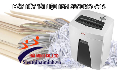 Máy hủy tài liệu HSM SECURIO C18