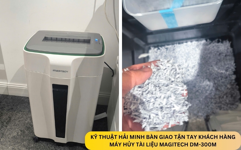 Máy hủy tài liệu MAGITECH DM-300M
