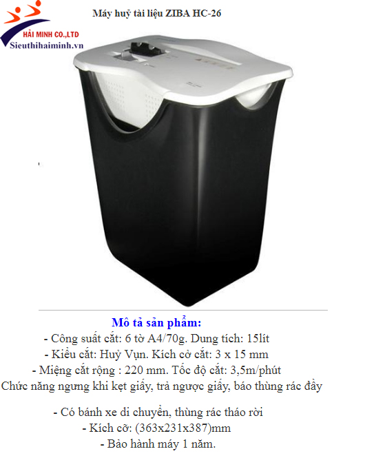 Máy hủy tài liệu Ziba giải pháp hoàn hảo giúp bảo mật thông tin Máy hủy tài liệu Ziba giải pháp hoàn hảo giúp bảo mật thông tin