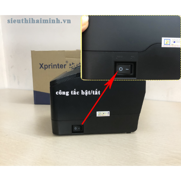 Photo - Máy in hóa đơn siêu thị Xprinter XP-A160M