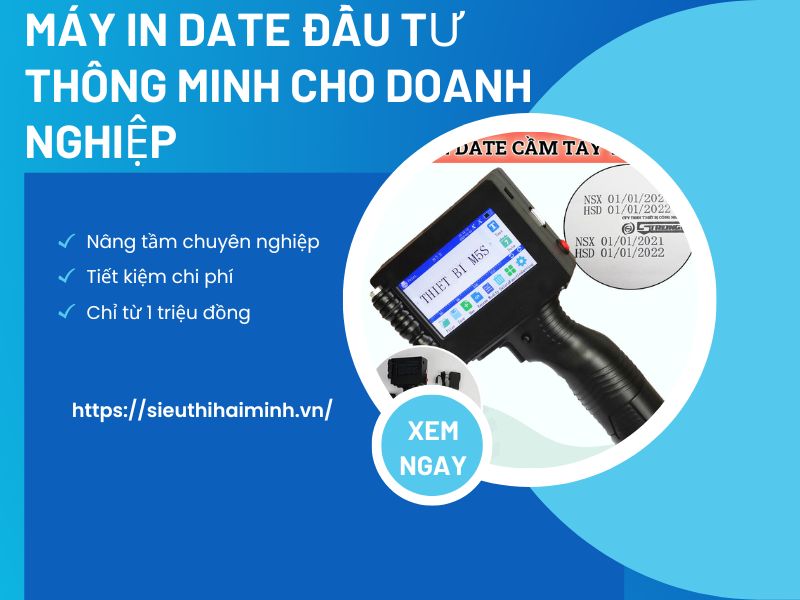 Máy in date đầu tư thông minh cho doanh nghiệp