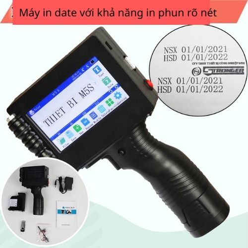 Máy in date với khả năng in phun rõ nét
