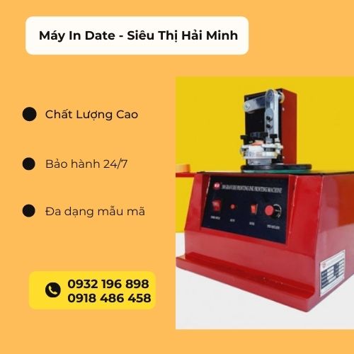 Mua máy in date chính hãng chất lượng cao tại Siêu Thị Hải Minh