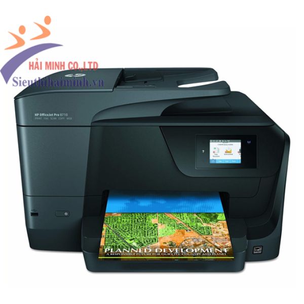 Photo - Máy In Phun Màu HP OfficeJet Pro 8710 All-in-One Printer (D9L18A)