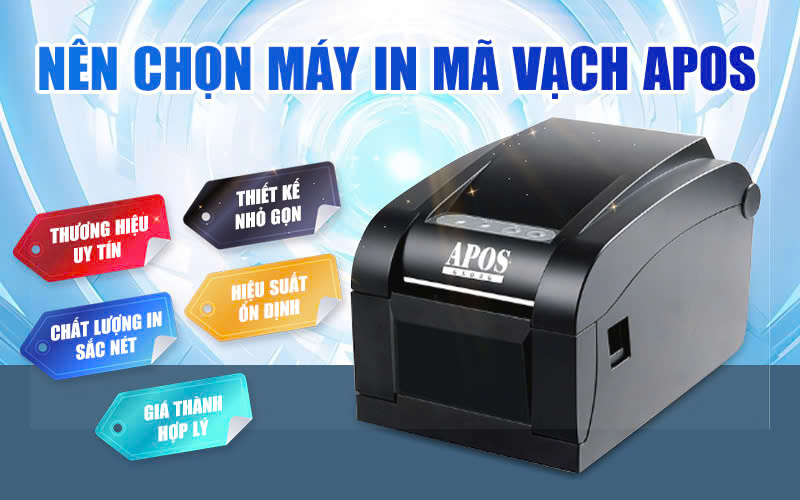 Ứng dụng thực tế của máy in mã vạch APOS