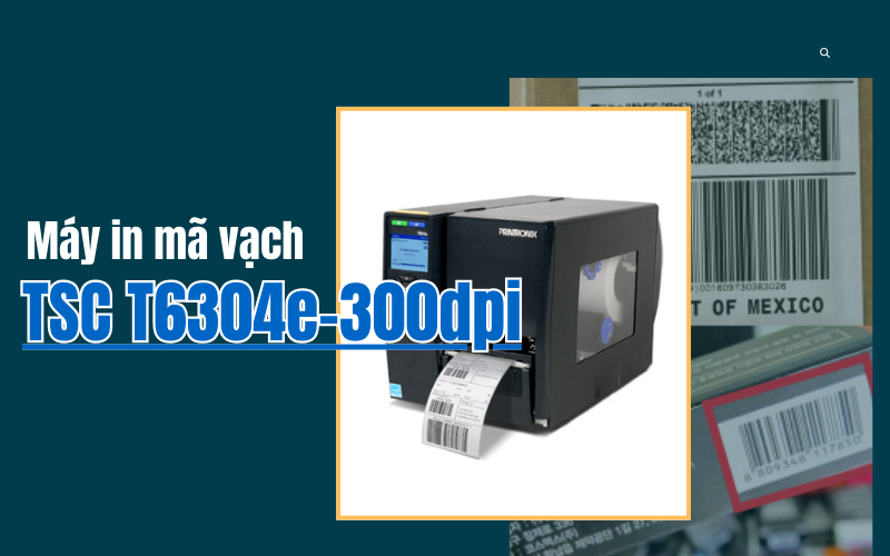 Máy in mã vạch TSC T6304e-300dpi