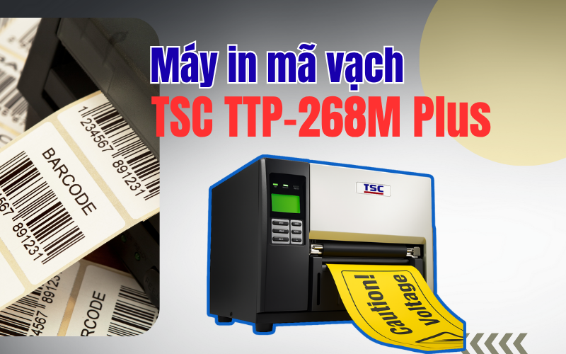 Máy in mã vạch TSC TTP-268M Plus