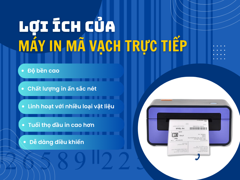Máy in mã vạch nhiệt trực tiếp hay gián tiếp sẽ tốt hơn