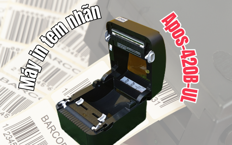 Máy in tem nhãn Apos-42​0B-UL