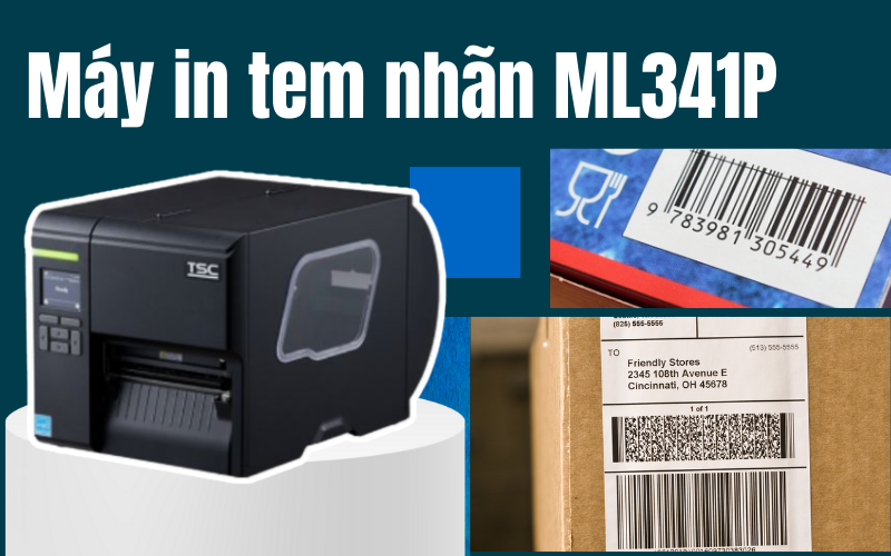 Máy in tem nhãn ML341P