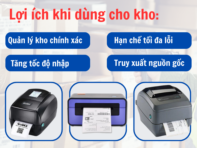 Tại sao bạn nên sử dụng máy in mã vạch cho kho của bạn