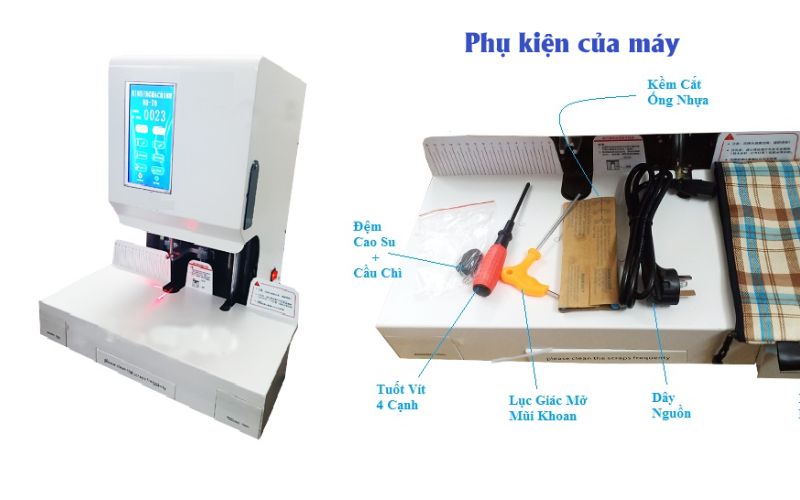 Thiết kế của Máy khoan chứng từ tự động HD-70