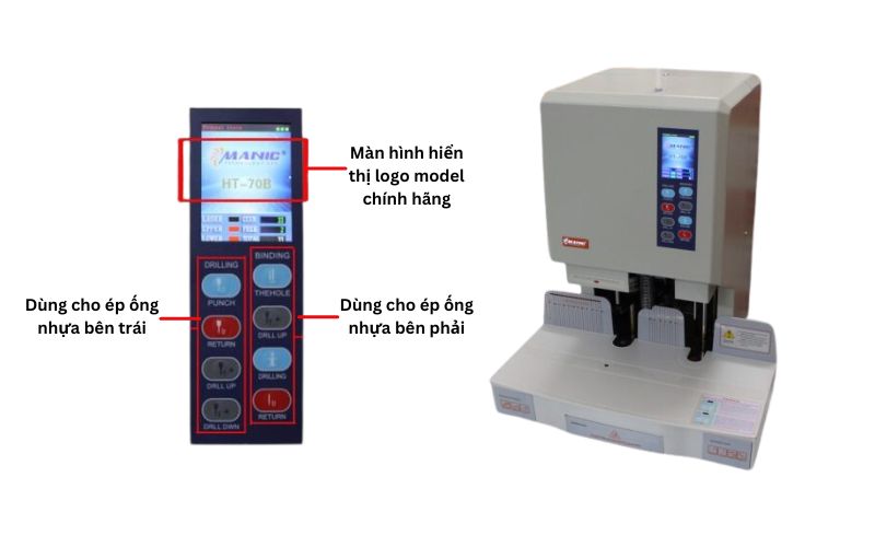 Những ưu điểm của máy khoan đóng chứng từ Manic HT-70B