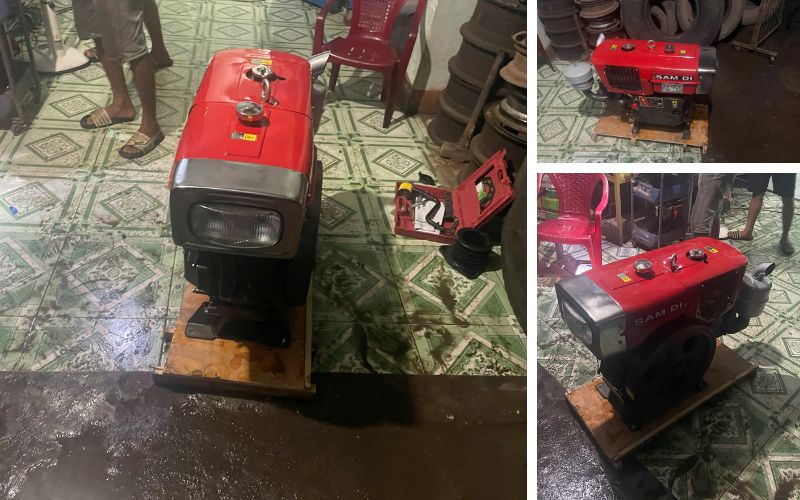 Kỹ thuật Hải Minh bàn giao Động cơ Diesel D15 nước cho khách hàng