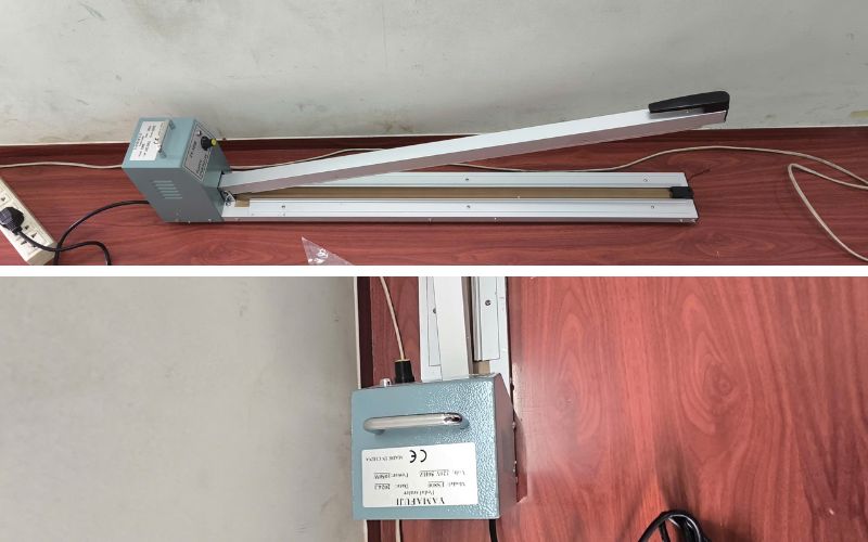 Kỹ thuật Hải Minh bàn giao Máy hàn túi tay dài Yamafuji FS-800 (2-3-5mm) cho khách hàng