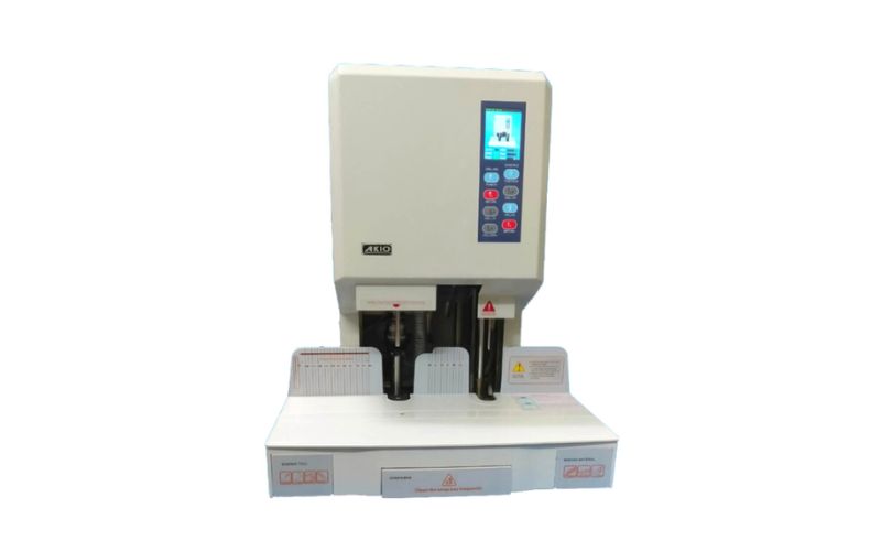 Máy khoan, đóng chứng từ bằng ống nhựa HM AD-80 (Tự động)