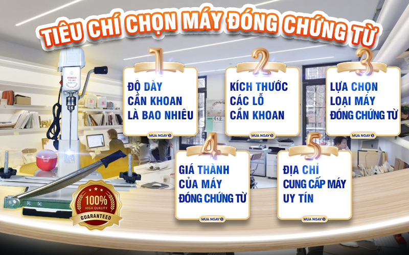 Các tiêu chí lựa chọn máy đóng chứng tử chất lượng